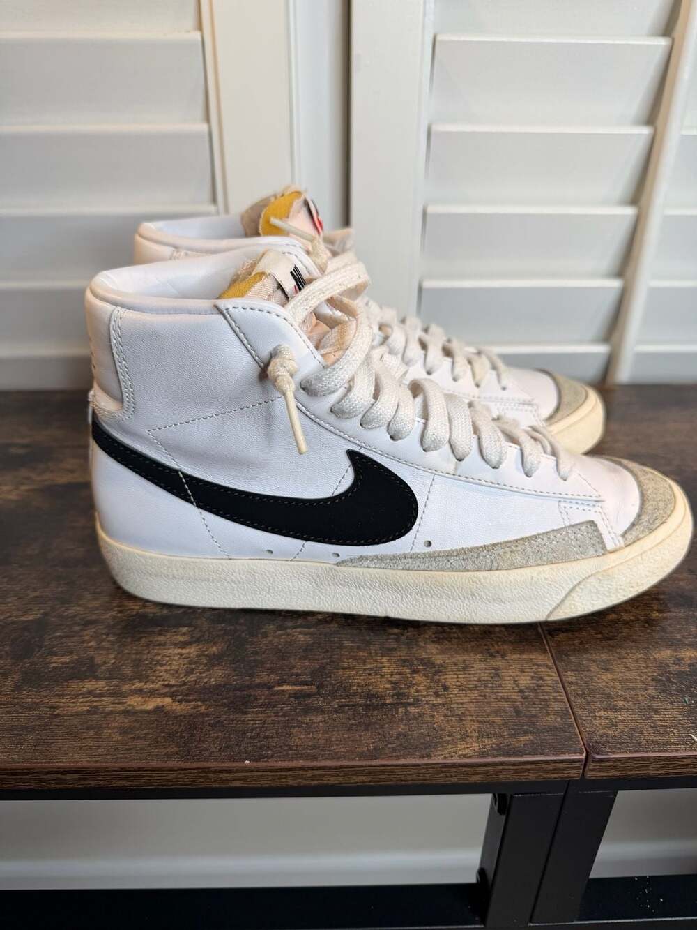 Nike Blazer Mid '77 Vintage White Black CZ1055-100